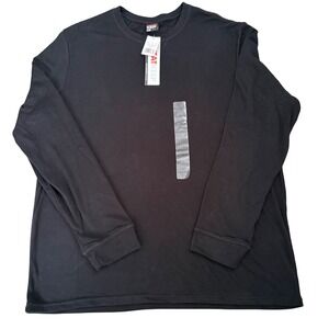 Heat Keep Weatherproof Mens XL Black Long Sleeve Thermal Base Layer Top NWT